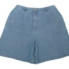 Womens Blue CHRISTOPHER & BANKS Denim Shorts 6