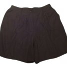 Womens Black SAG HARBOR Shorts 18W Polyester Blend