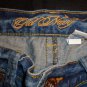 Womens Blue Pink OLD NAVY Denim Capris 4 X 17 100% Cotton
