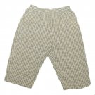 Womens White Gray Green CORAL BAY Capris 12P 100% Cotton Inseam 15 Petites