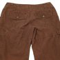 Womens Brown ANN TAYLOR LOFT Capris Pants 6 100% Cotton Inseam 29