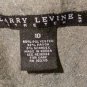 Womens Gray LARRY LEVINE Stretch Capris 10 Inseam 19