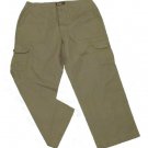 Womens Green EDDIE BAUER Capris 4 NWOT 100% Cotton Inseam 22 1/2