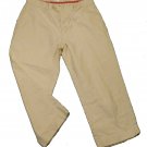 Womens Off White TOMMY HILFIGER Capris 10 100% Cotton Inseam 23 1/2