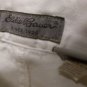 Womens White EDDIE BAUER Capris 8 Inseam 21 1/2 100% Cotton