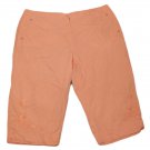 Womens Pink FASHION BUG Capris 26W Cotton Blend Inseam 20 Plus