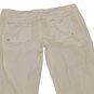 Womens White BE BOP Pants Capris 7 100% Cotton Inseam 26