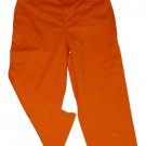 Womens Orange BILL BLASS Capris 10 Cotton Blend Inseam 21