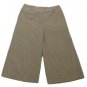 Womens Gray LARRY LEVINE Stretch Capris 8 Inseam 19