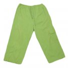 Womens Green WHITE STAG Capris L Large 12/14 Cotton Blend Inseam 19