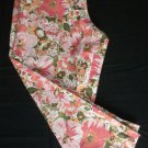 Womens Pink White Green WHITE STAG Capris 12 Ladies Inseam 21 1/2 Cotton Blend