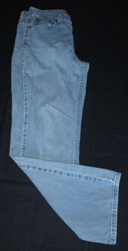 LEVI STRAUSS Women's Mid Rise/Bootcut Jeans - Blue - Size 8 Misses - EUC