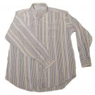 Mens Multi-Color ALEX CANNON Long Sleeve Shirt XL 100% Cotton