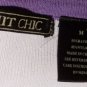 Womens Multi-Color KNIT CHIC Pullover Sleeveless Blouse Medium Rayon Blend