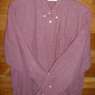 FALLS CREEK Men's Shirt - Maroon/White - Size XL - EUC
