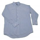 Mens Blue CHAPS RALPH LAUREN Button Down Shirt Large