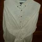 CHAPS RALPH LAUREN Men's Shirt - Off White - Size XL *