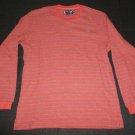 CHAPS/RALPH LAUREN Men's Pullover Shirt -Rust/Gray - Size Small - EUC *