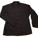 Mens Black BACHRACH Long Sleeve Shirt XXL