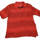 Mens Black Red IZOD Polo Golf Short Sleeve Shirt XXL 100% Cotton