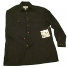 Mens Black HAVANA JACKS CAFE Button Down Shirt Small NWT