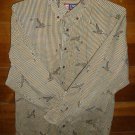 CHAPS/RALPH LAUREN Men's Shirt - Brown/Tan - Size Large - EUC