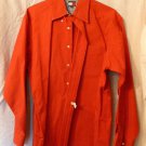 Men's TOMMY HILFIGER Red Long Sleeve Shirt 100% Cotton Size L EUC *