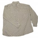 Mens Black White JASON EVANS Button Down Shirt XL