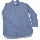 Mens Blue CLAIBORNE Long Sleeve Shirt  Large