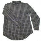 Mens Black Blue Yellow ARROW Long Sleeve Shirt  L Tall