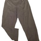 Womens Black Gray PANTOLOGY Casual Dress Pants 22W