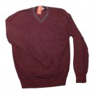 Mens Maroon Gray MERONA Pullover Sweater Large NWT