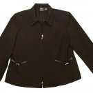Womens Black ERICKA Blouse Jacket 12P