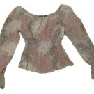 Womens Black Maroon Gray INTERNATIONAL CONCEPT Pullover Blouse 12