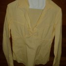 ANN TAYLOR LOFT Women's Blouse Shirt - Yellow - Size 6 - EUC *