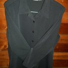 ALLISON DALEY Women's Blouse - Green - Size Large - EUC*