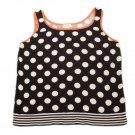 Womens Multi-Color CHRISTOPHER & BANKS Sleeveless Blouse L Large 100% Cotton