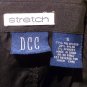 Womens Black DDC Women's Stretch Button Front Blouse Small