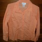 CHADWICKS Women's Blouse/Shirt - Orange - Size 14 - EUC