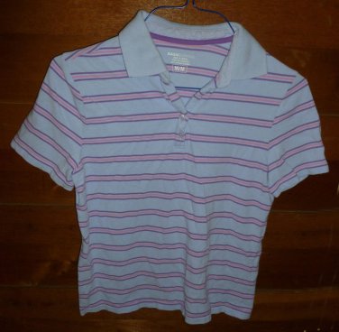 BASIC EDITION Women's Blouse/Shirt - Purple/Pink - Size Medium - EUC*