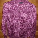 NEW YORK & CO Women's Blouse/Shirt - Purple - Size XL - EUC