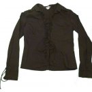 Womens Black GAP Stretch Blouse Medium
