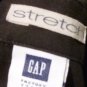 Womens Black GAP Stretch Blouse Medium