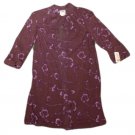 Womens Purple R & M RICHARDS Open Front Blouse Jacket 16P NWT