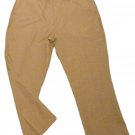 Mens Brown HABAND Fit Forever Adjustable Waist Dress Pants 42 X 29