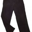 Mens Black GEORGE Pleated Corduroy Pants 36 X 31 1/2 100% Cotton