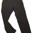 Mens Black ROUNDTREE & YORKE Pleated Casual Pants 36 X 30 100% Cotton