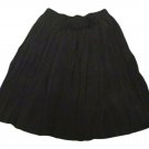 Womens Black 1010 DESIGN Pleated Skirt Medium