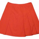 Womens Red LARRY LEVINE Pleated Skirt 14P Polyester Blend