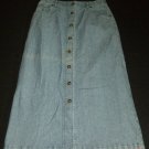 CHRISTOPHER & BANKS Women's Jean Skirt - Blue - Size 6 - EUC*